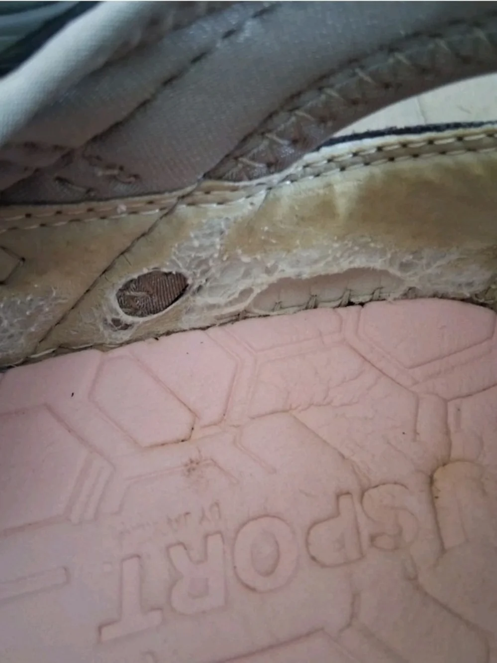 J Sport Women's Walking/Water Shoes Grey/Pink Cushioned River/Hiking Sz 9M